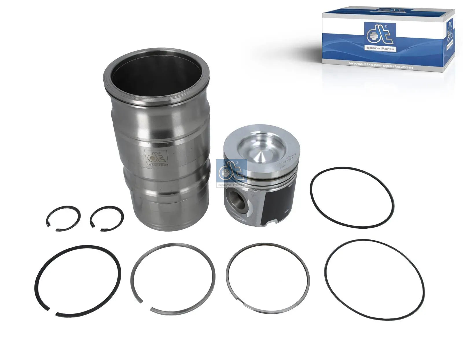 Piston with liner DT Spare Parts 1.33105
