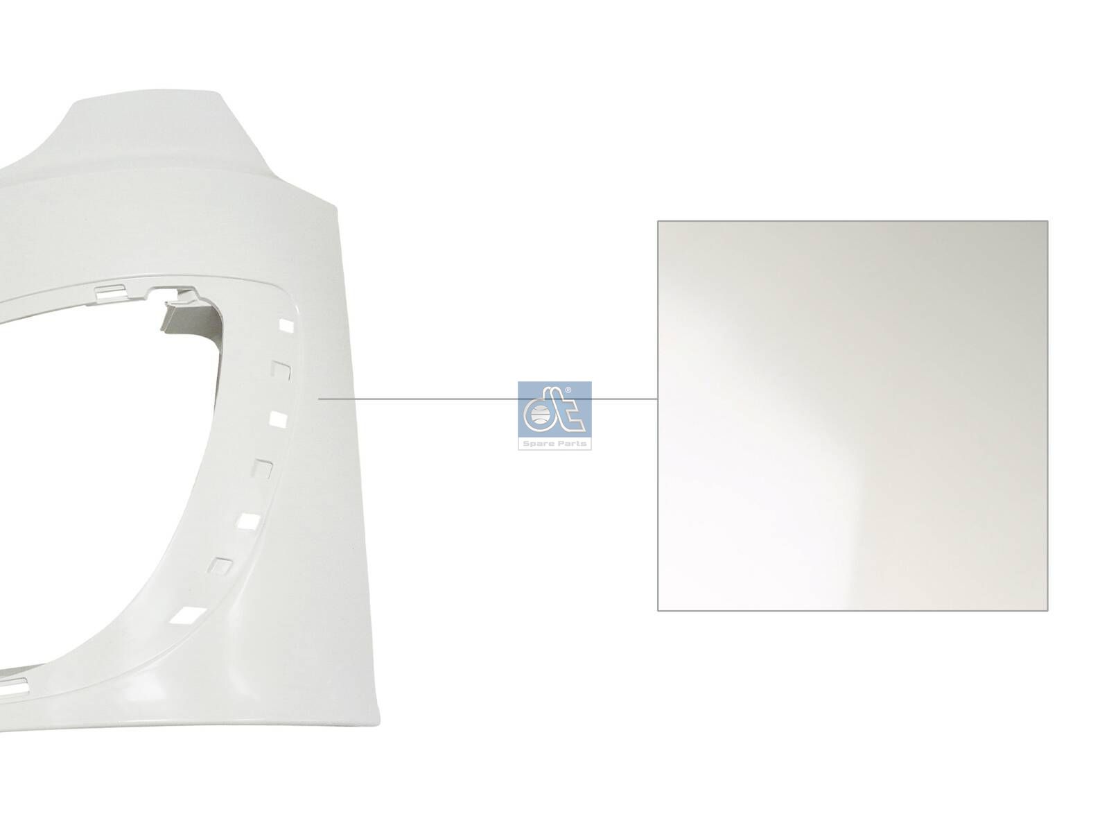 Lamp cover | DT Spare Parts 5.16290