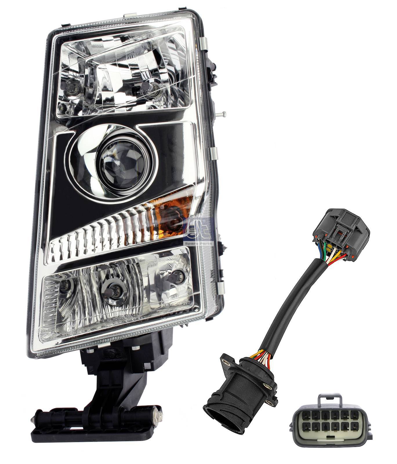 Headlamp, left, without bulb DT Spare Parts 2.24458