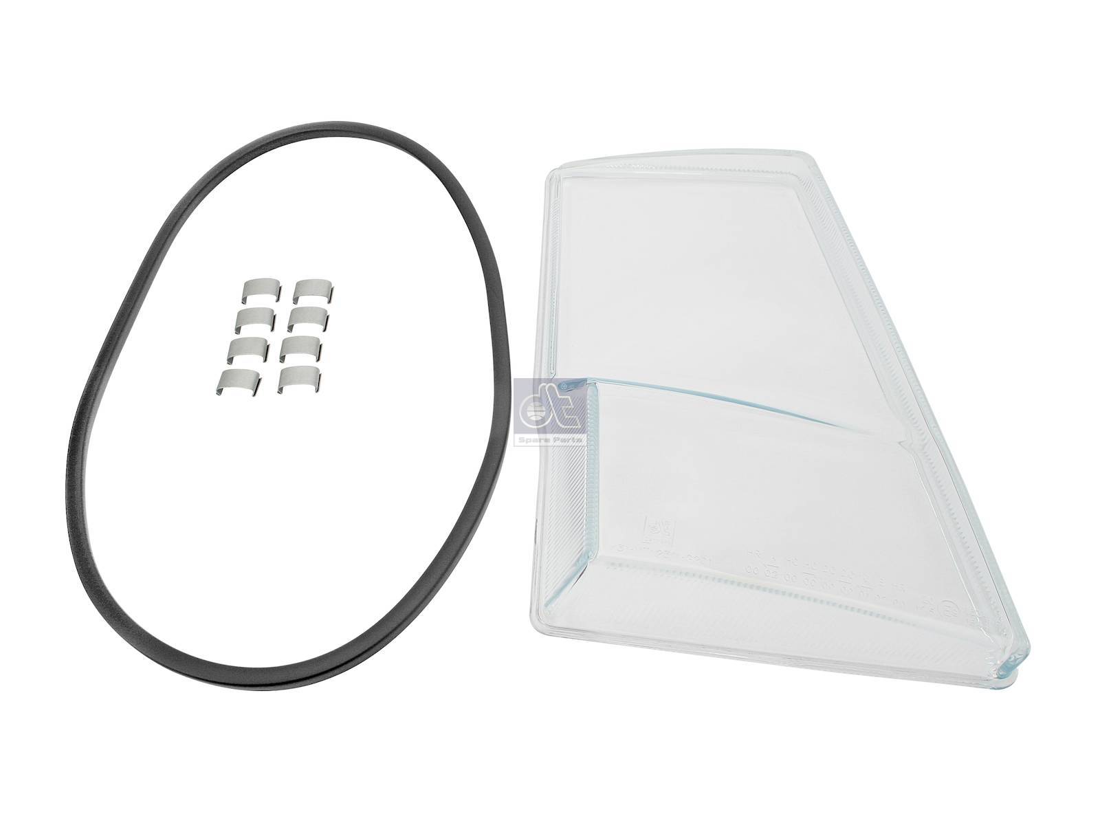 Headlamp glass, right DT Spare Parts 2.24461