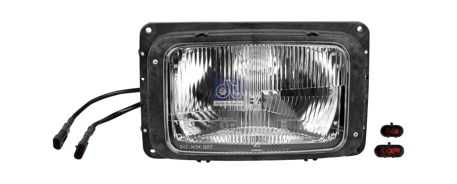 Headlamp, left DT Spare Parts 7.25034