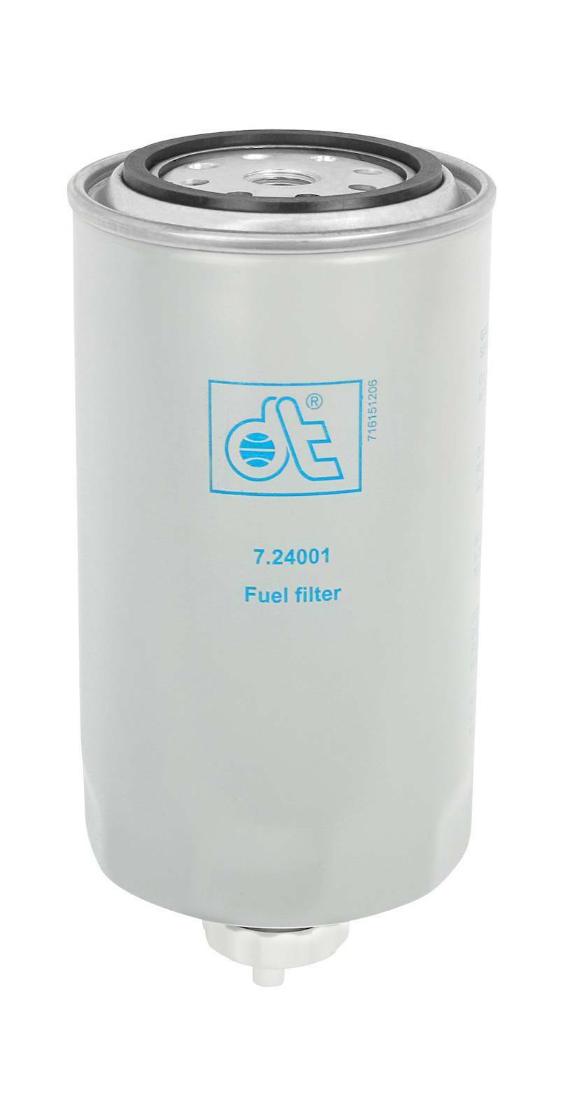 Filtro de combustible DT Spare Parts 7.24001 Filtro de combustible D: 95,2 mm M16 x 1,5 H: 198 mm