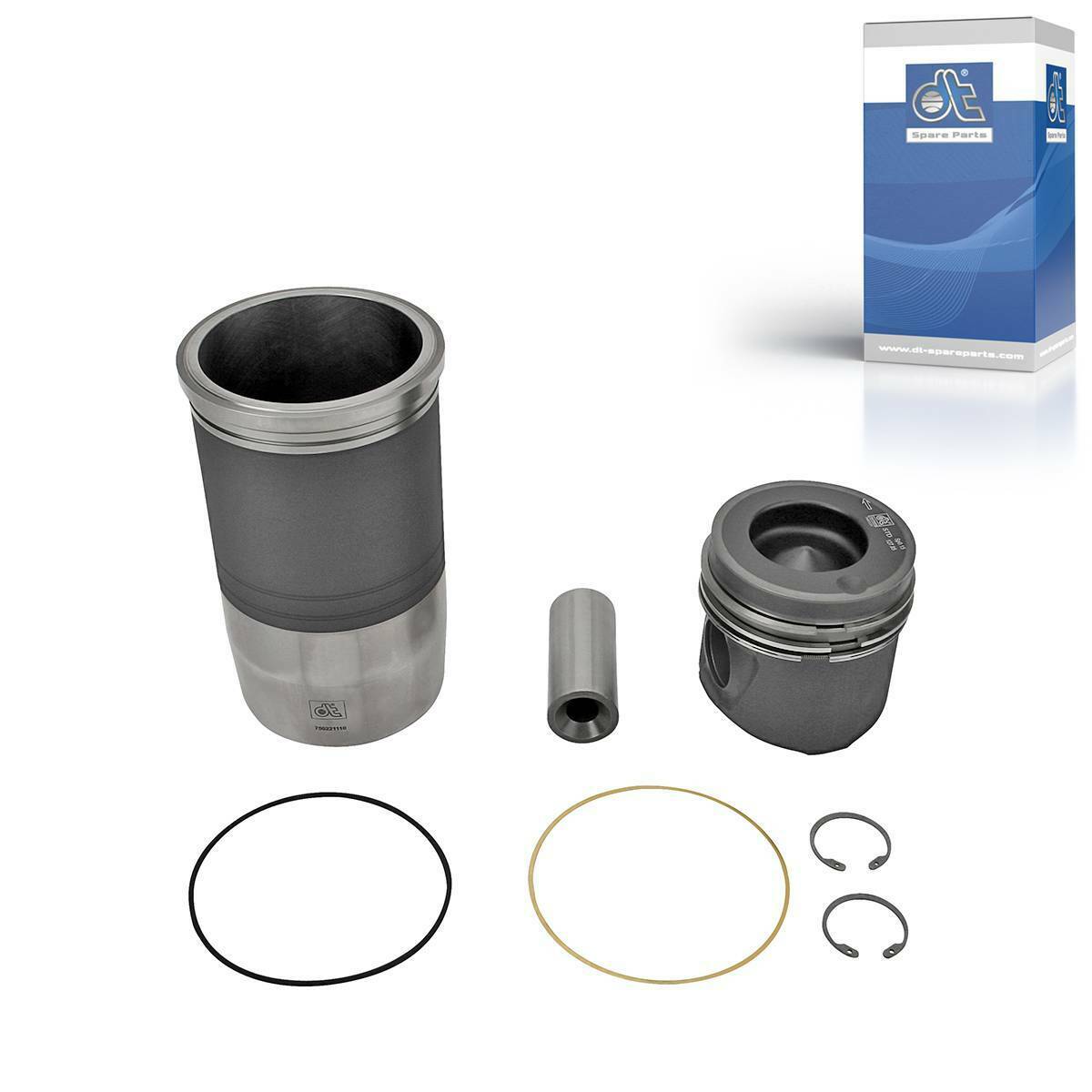 Piston with liner DT Spare Parts 4.90969 Piston with liner D: 128 mm