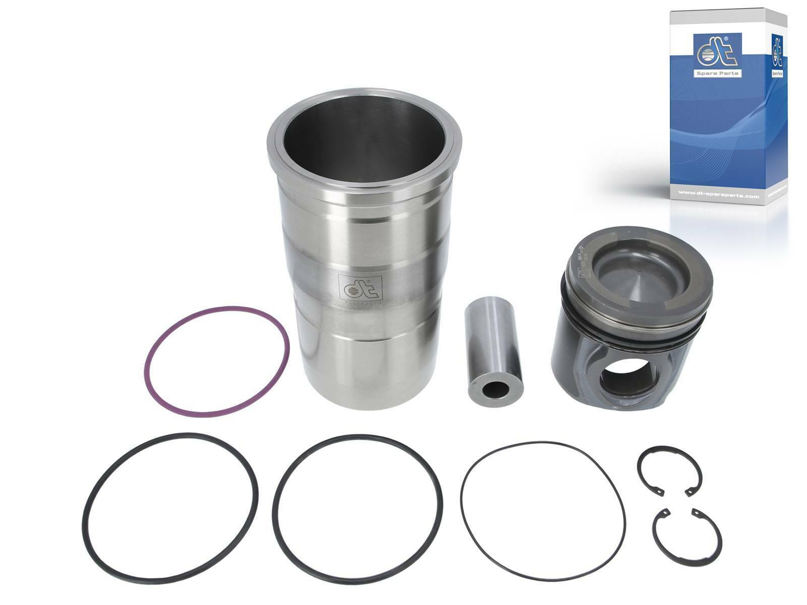 Piston with liner DT Spare Parts 2.90100 Piston with liner D: 131 mm