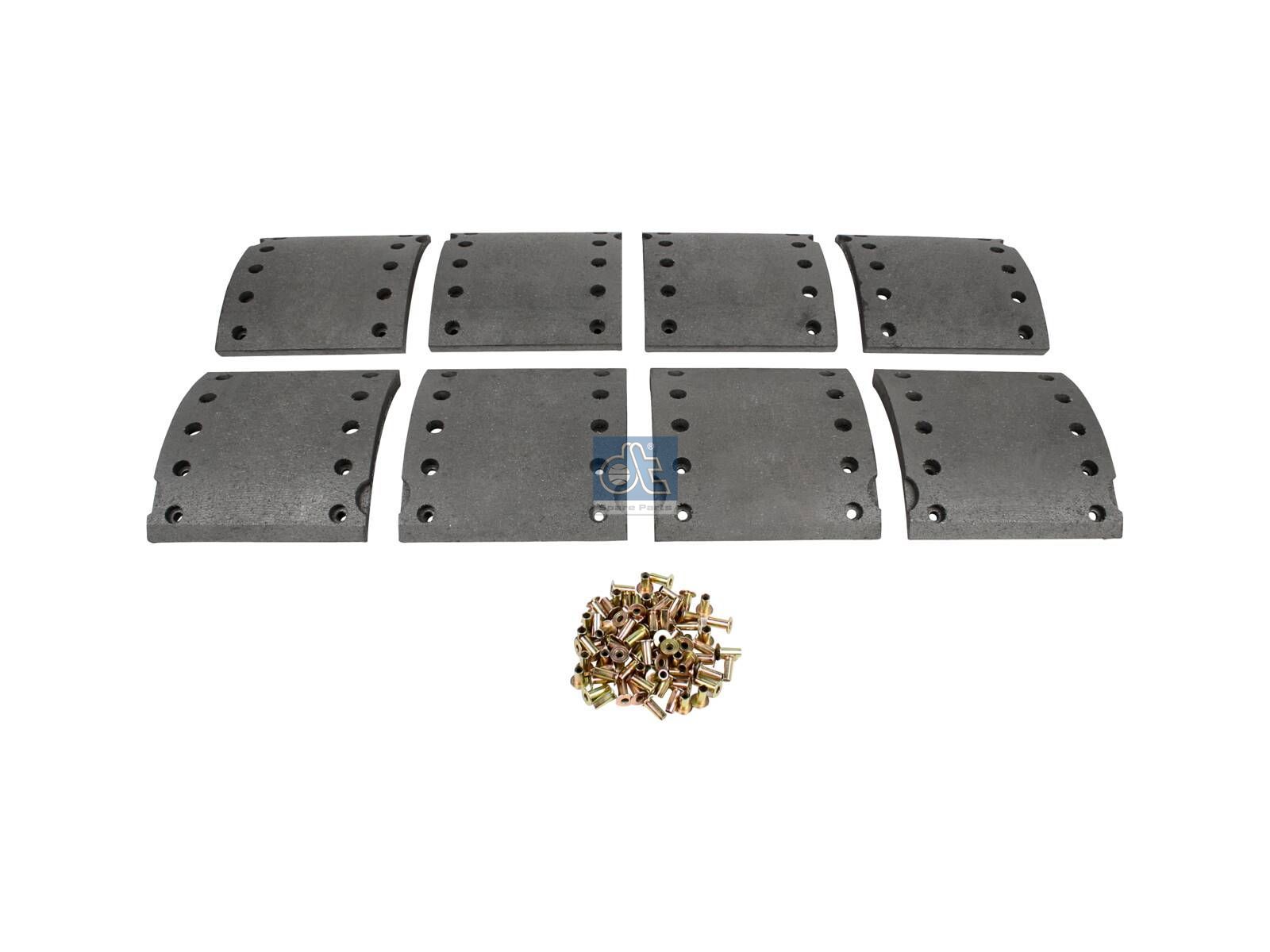 Drum brake lining kit | DT Spare Parts 10.13000