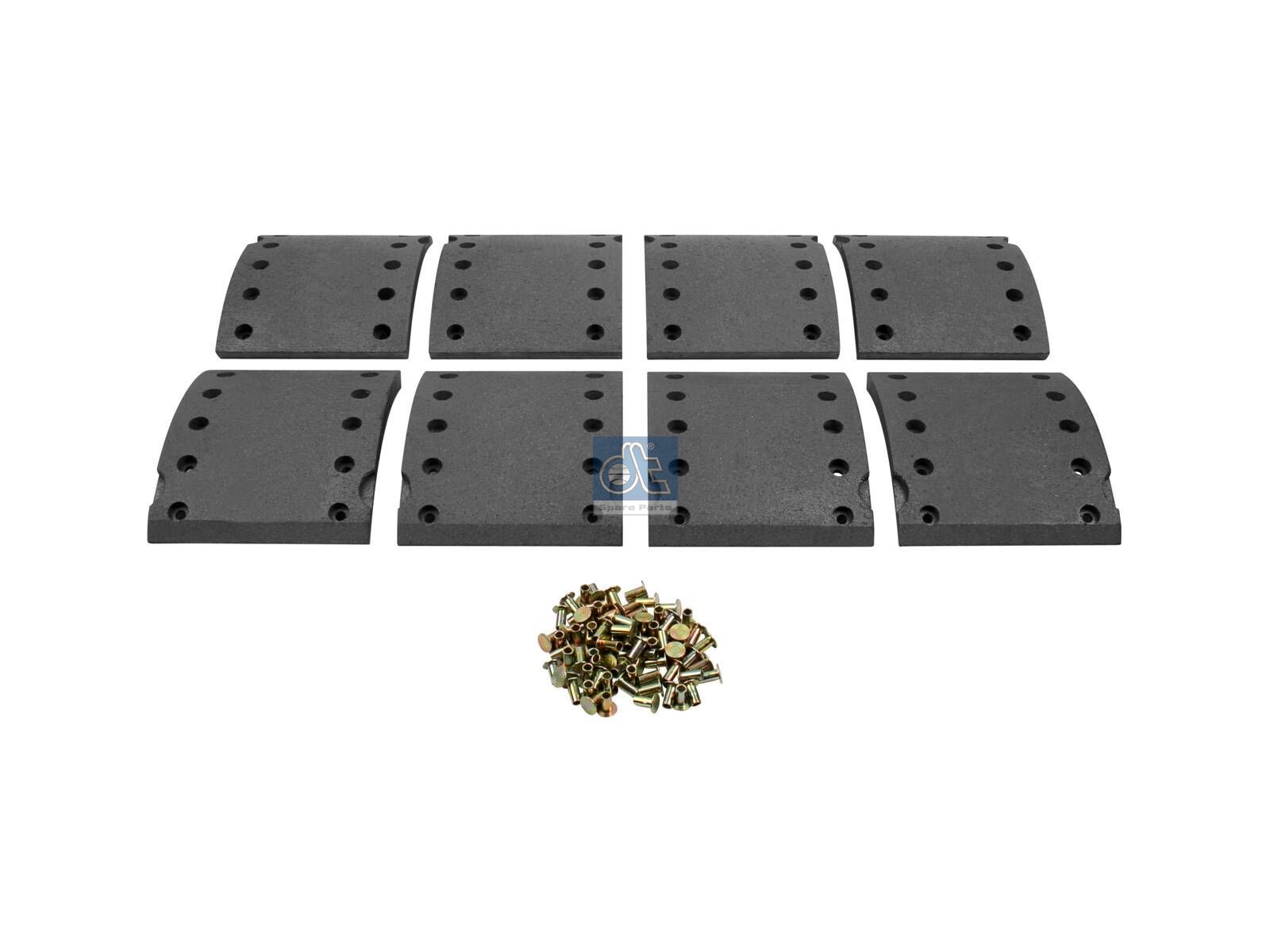 Drum brake lining kit | DT Spare Parts 10.13002