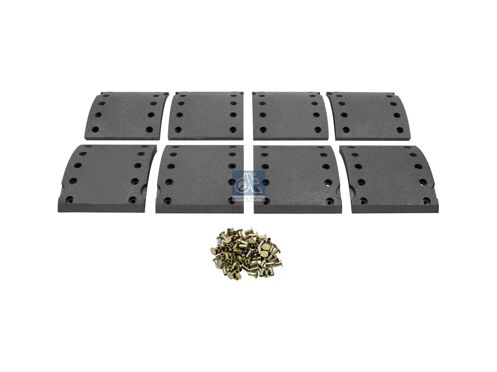 Drum brake lining kit | DT Spare Parts 10.13003