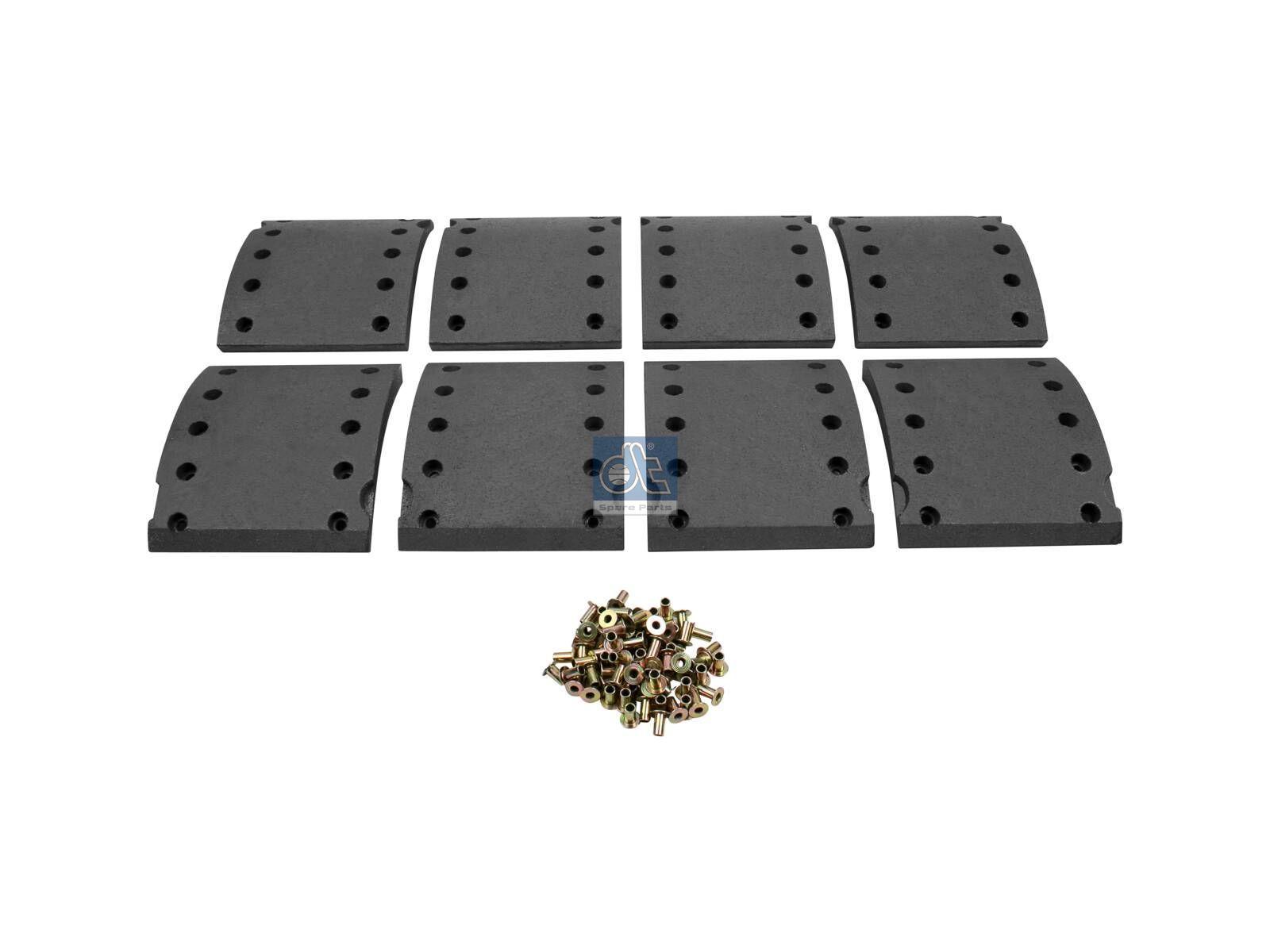 Drum brake lining kit | DT Spare Parts 10.13004