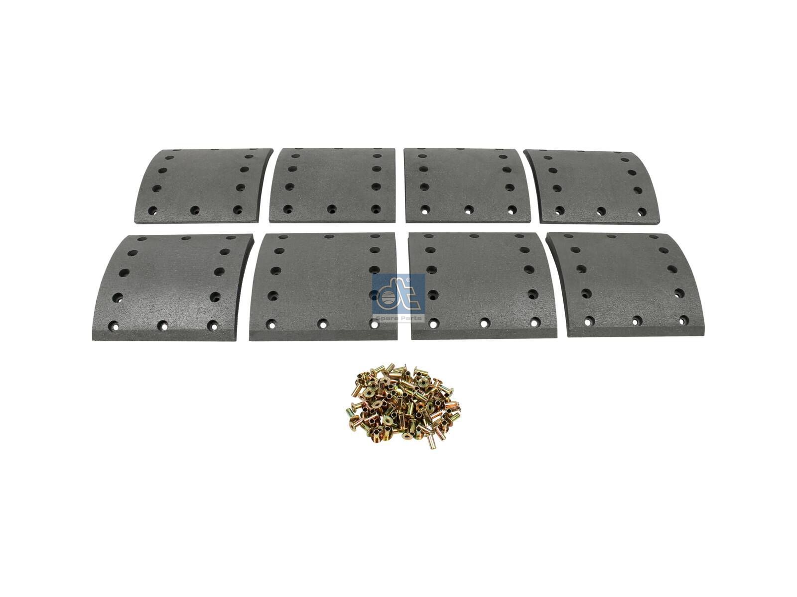 Drum brake lining kit | DT Spare Parts 10.13008