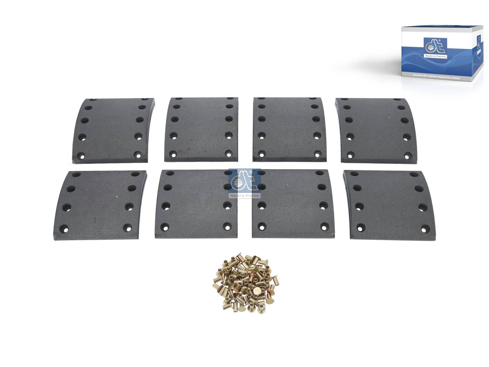 Drum brake lining kit | DT Spare Parts 10.13018