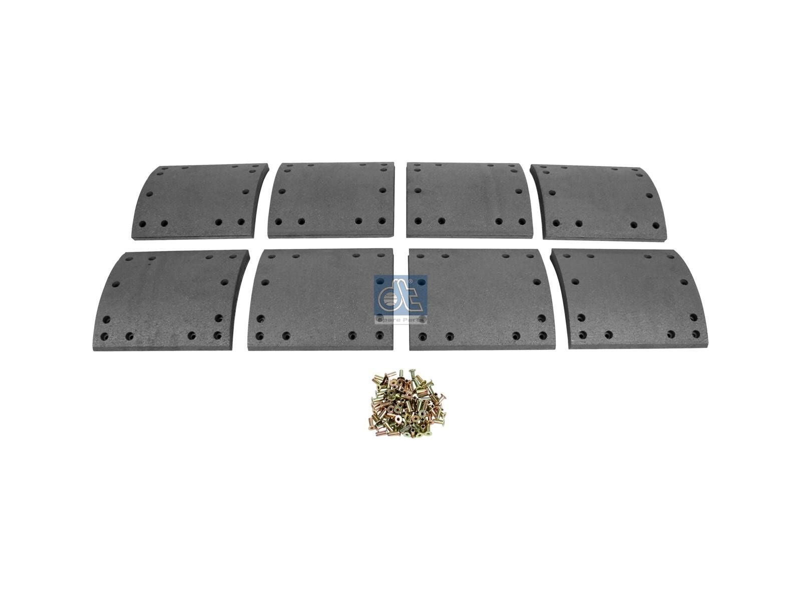 Drum brake lining kit | DT Spare Parts 10.23004