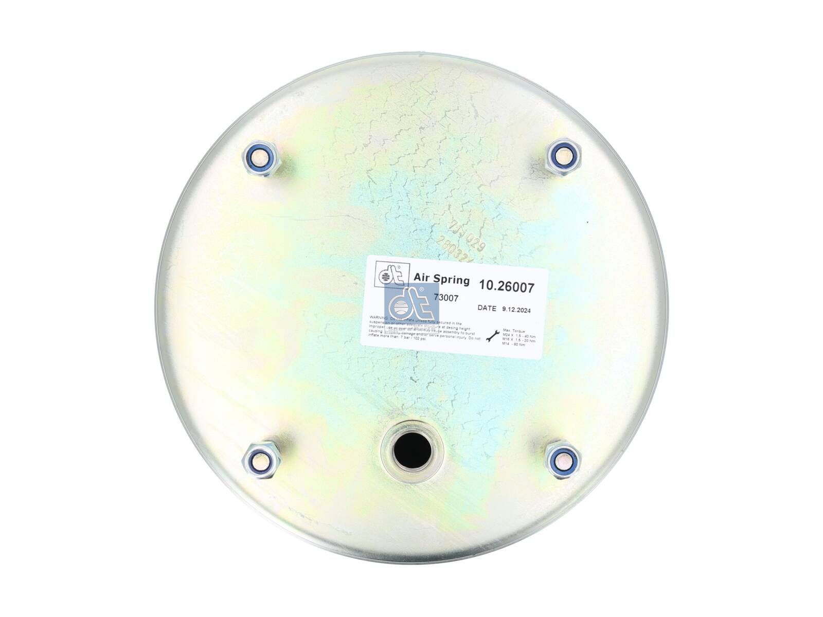 Air spring | DT Spare Parts 10.26007