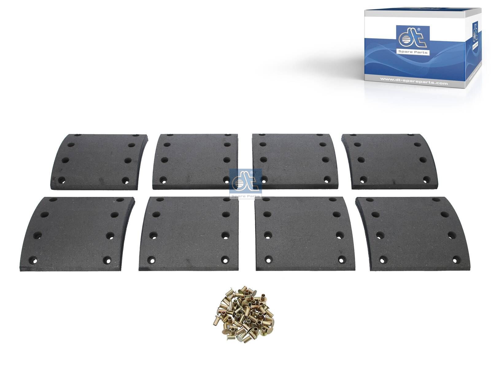 Drum brake lining kit | DT Spare Parts 10.33002