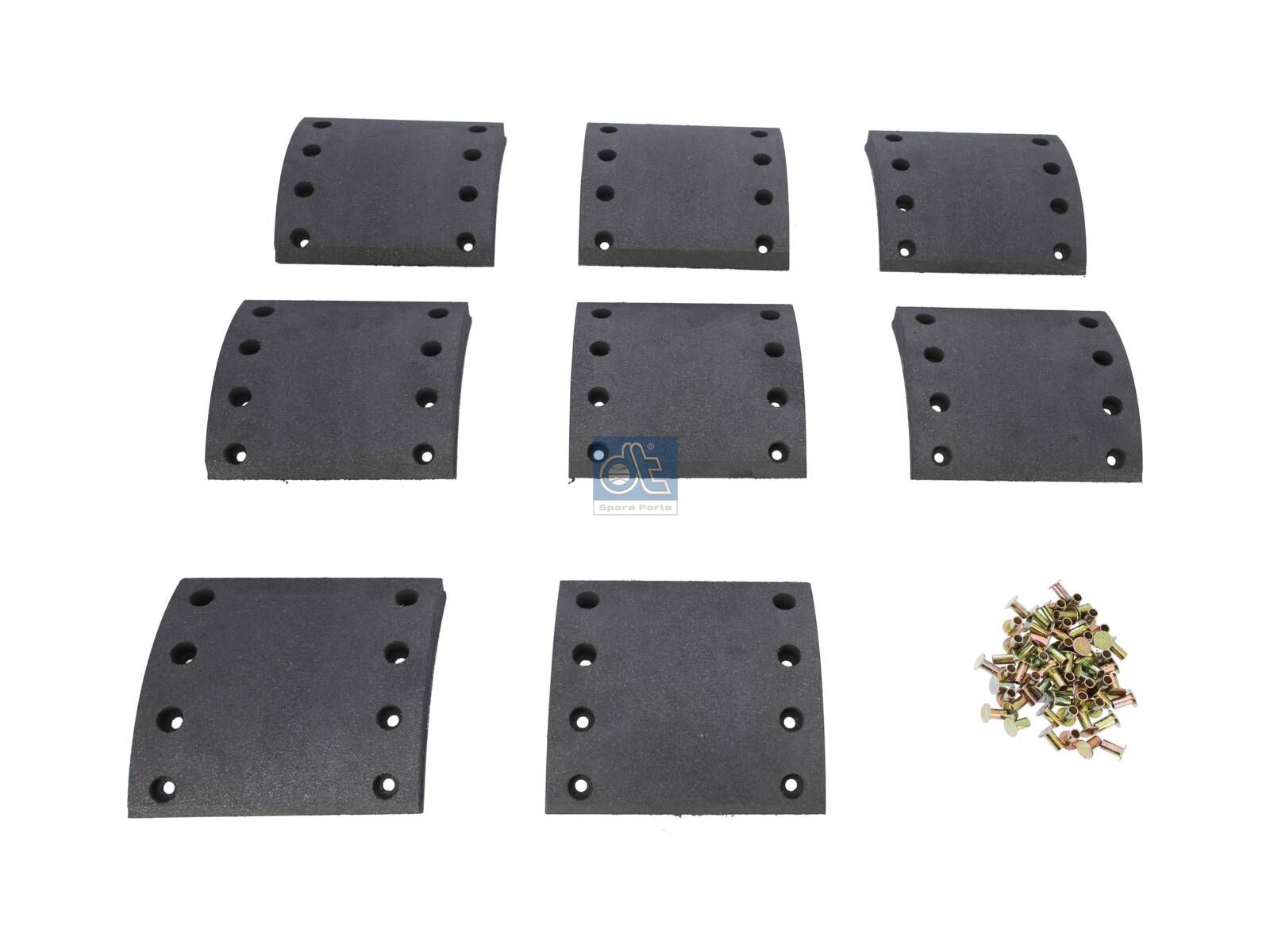 Drum brake lining kit | DT Spare Parts 10.33008