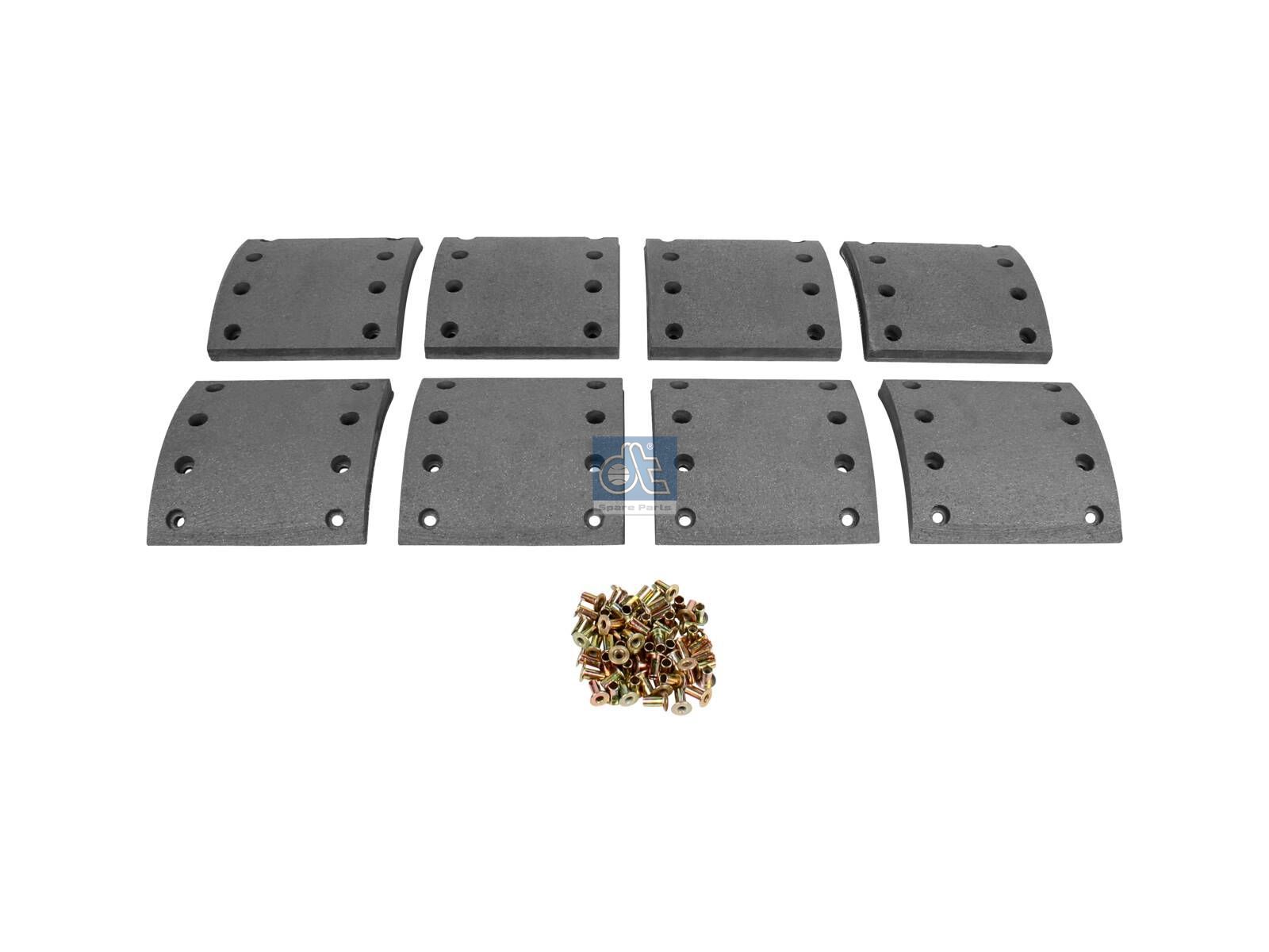 Drum brake lining kit | DT Spare Parts 10.33025