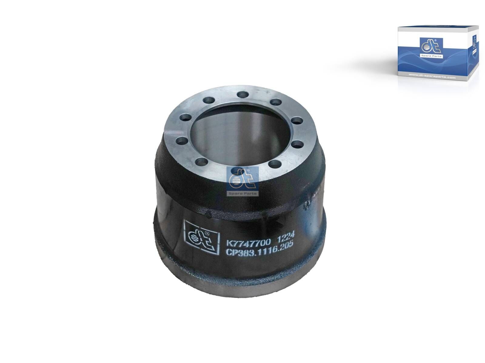 Brake drum | DT Spare Parts 10.33205