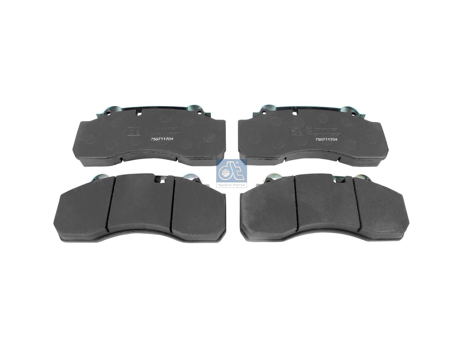 Disc brake pad kit | DT Spare Parts 10.34125