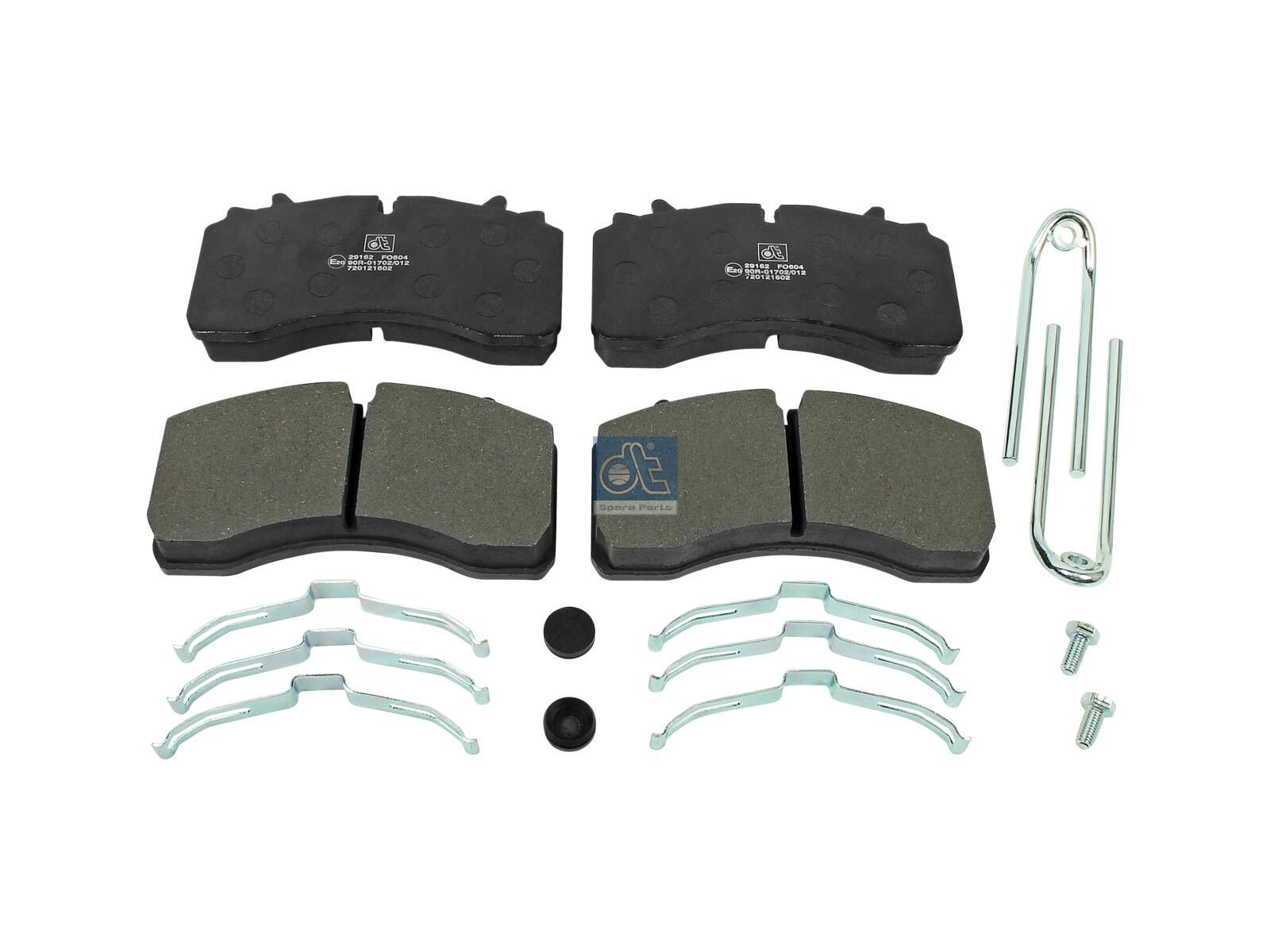 Disc brake pad kit | DT Spare Parts 10.34126