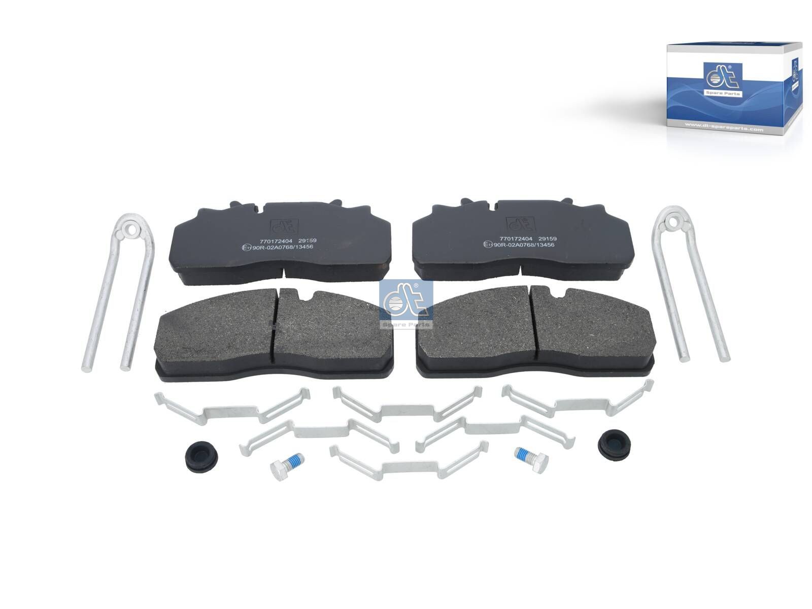 Disc brake pad kit | DT Spare Parts 10.34127