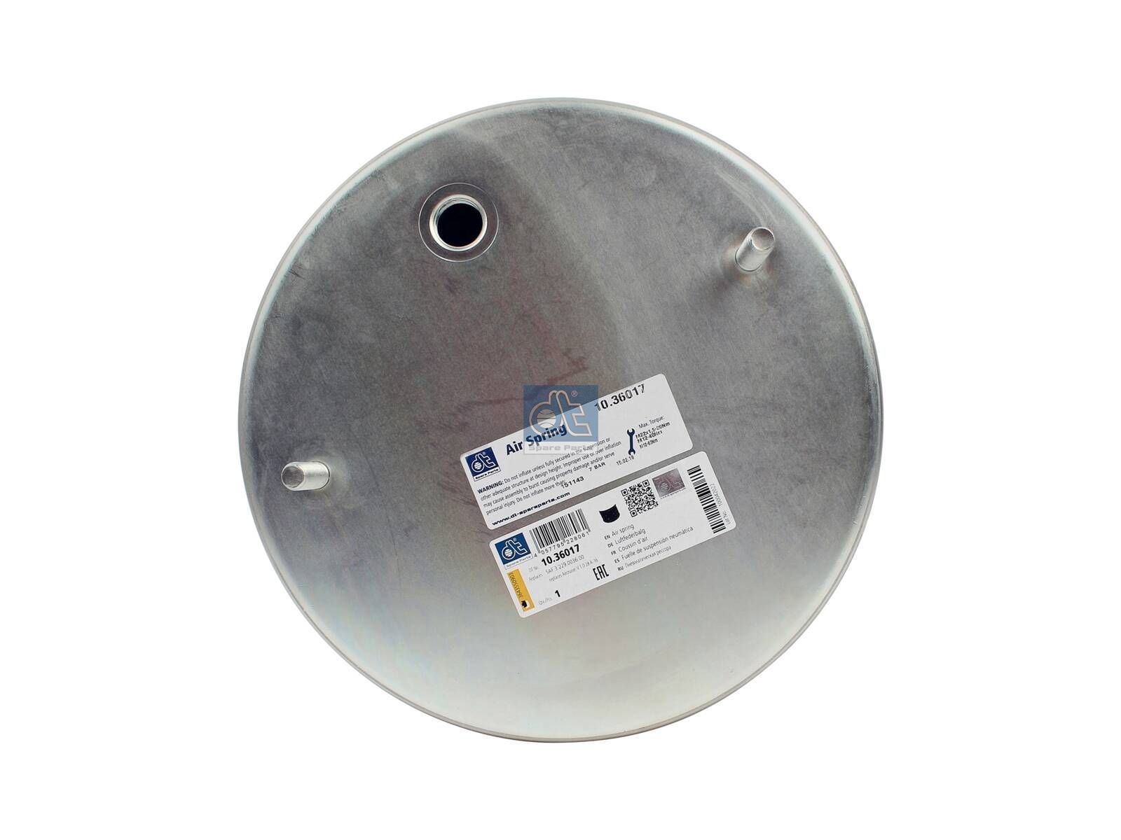 Air spring | DT Spare Parts 10.36017