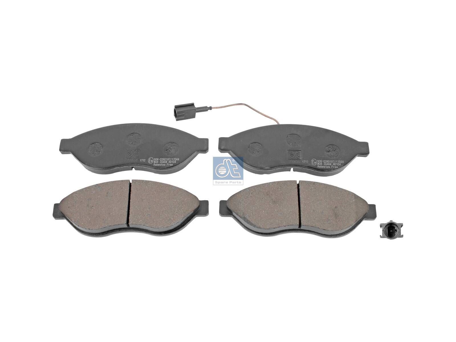 Disc brake pad kit | DT Spare Parts 12.93100