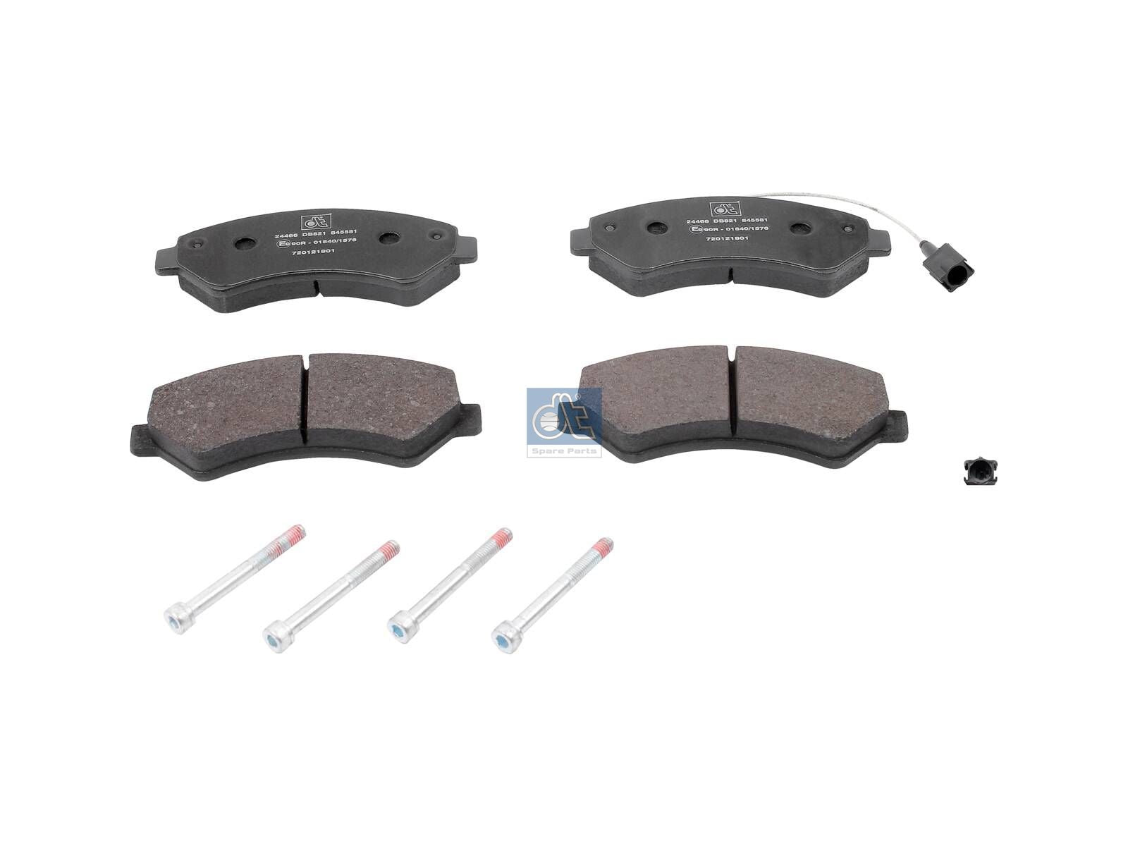 Disc brake pad kit | DT Spare Parts 12.93101