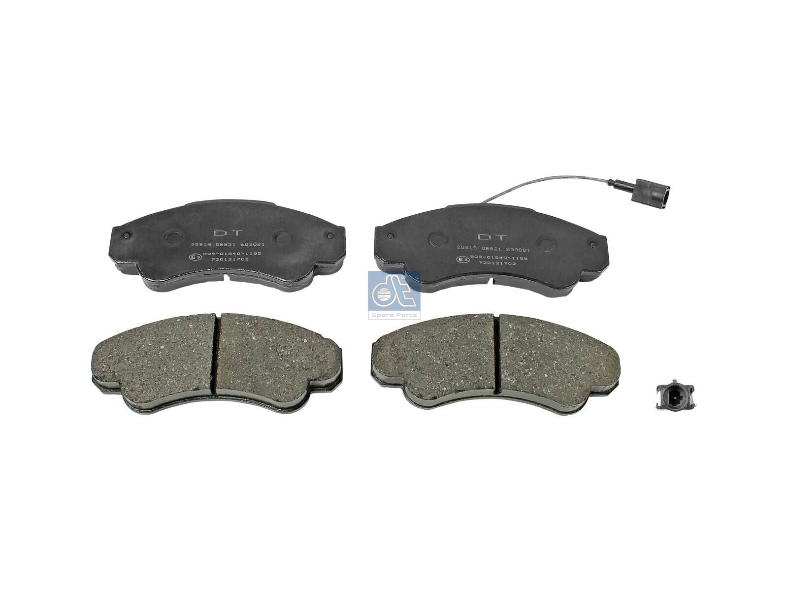 Disc brake pad kit | DT Spare Parts 12.93103