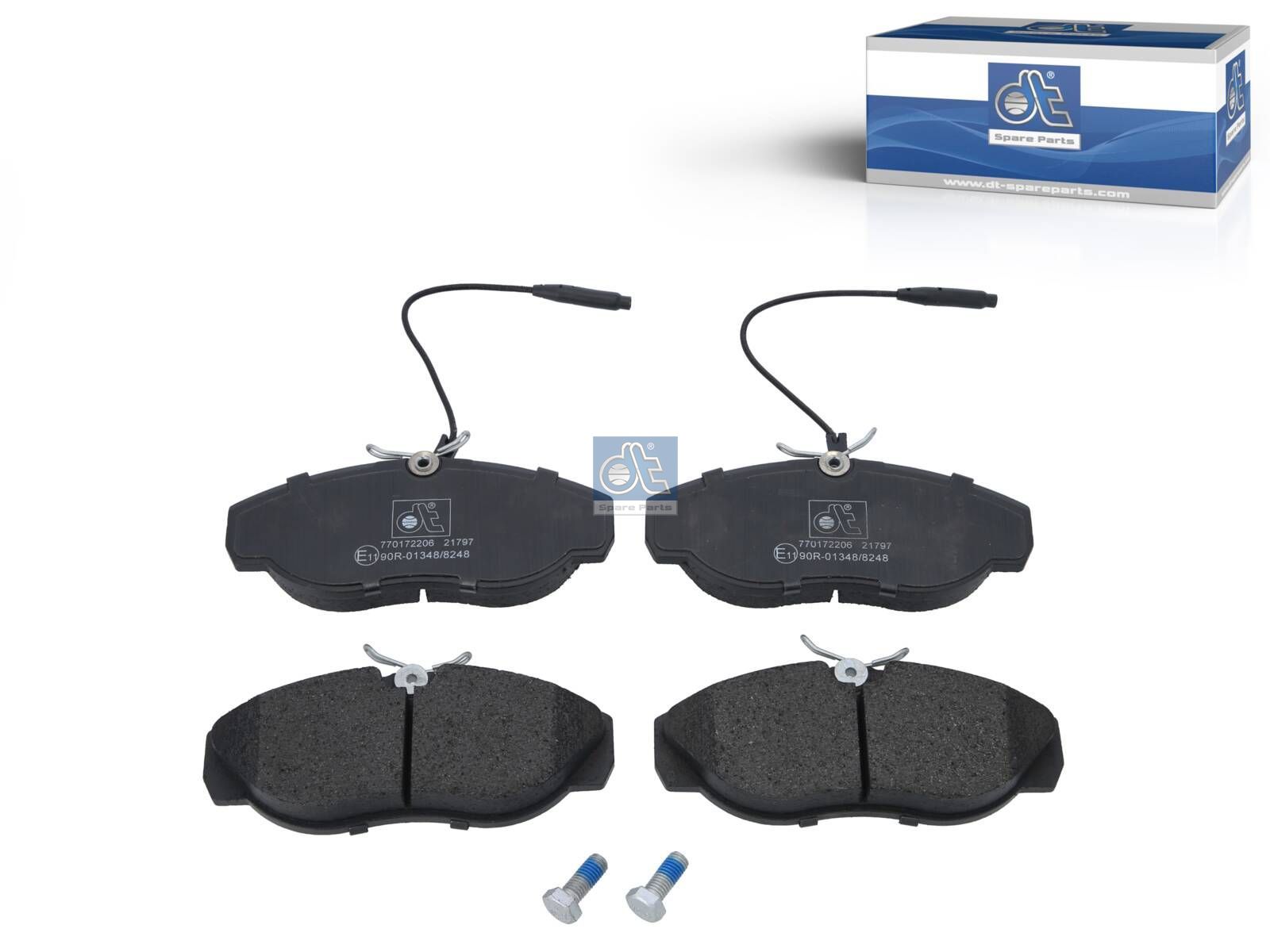 Disc brake pad kit | DT Spare Parts 12.93106