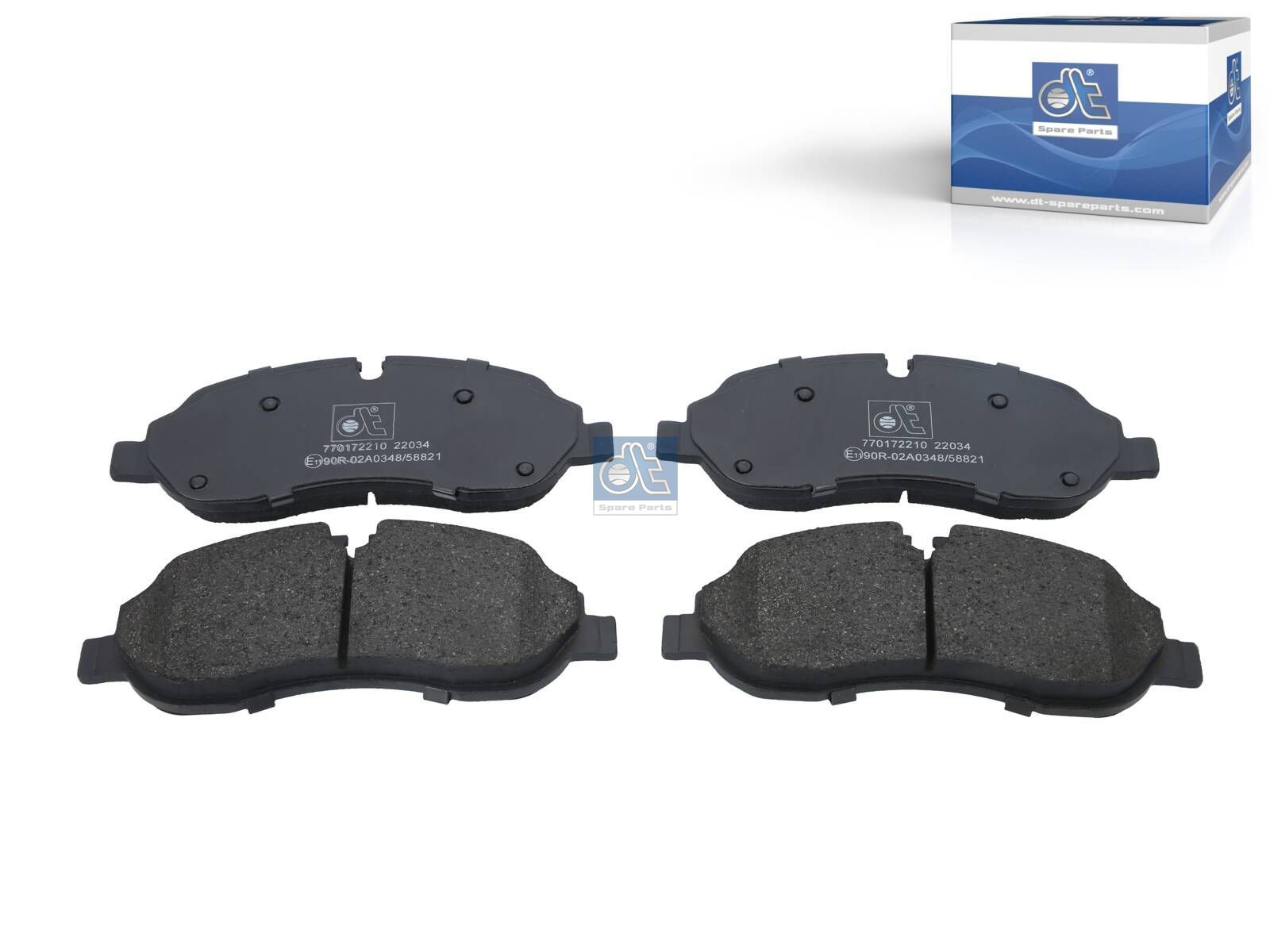 Disc brake pad kit | DT Spare Parts 12.93107