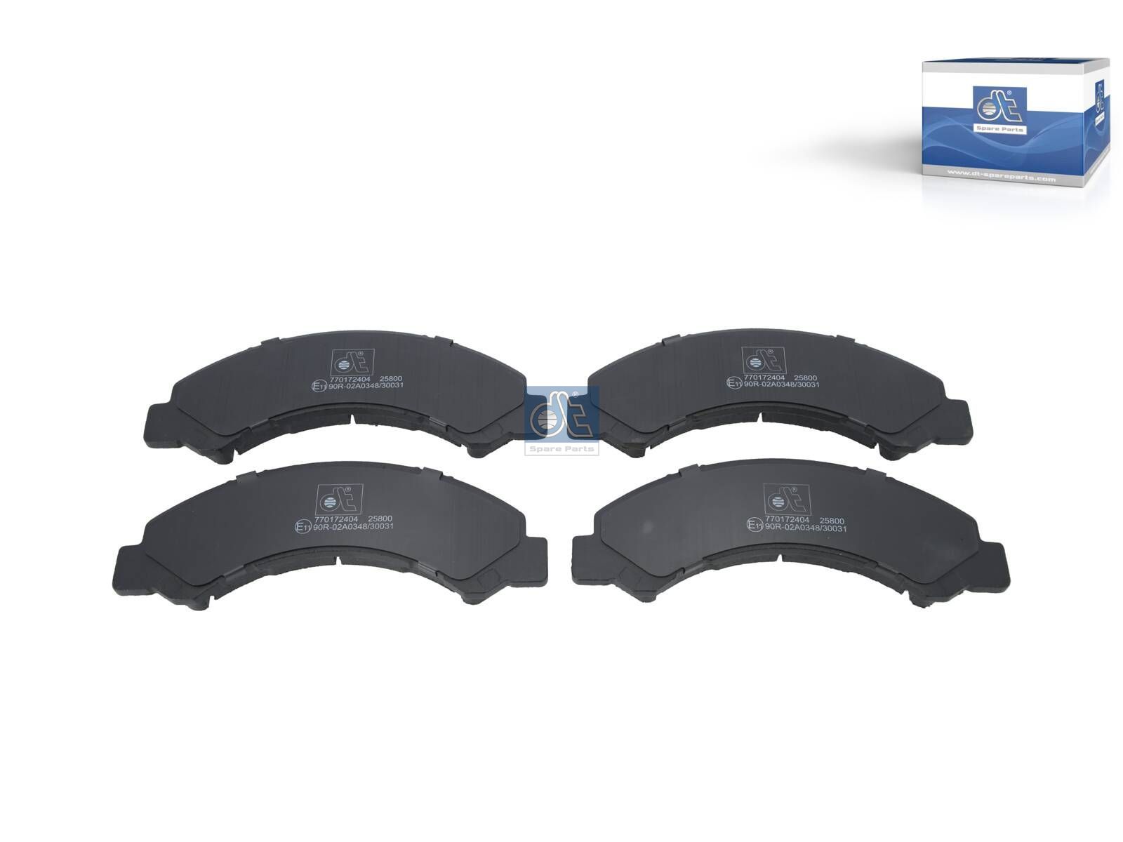 Disc brake pad kit | DT Spare Parts 15.00001