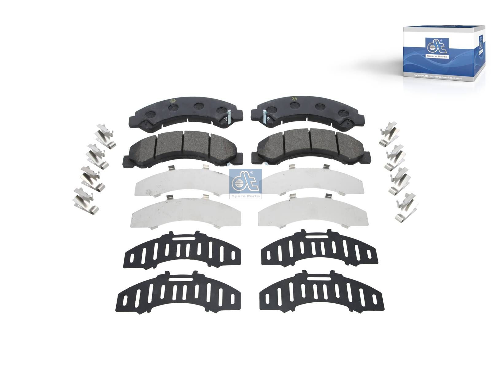 Disc brake pad kit | DT Spare Parts 15.00037