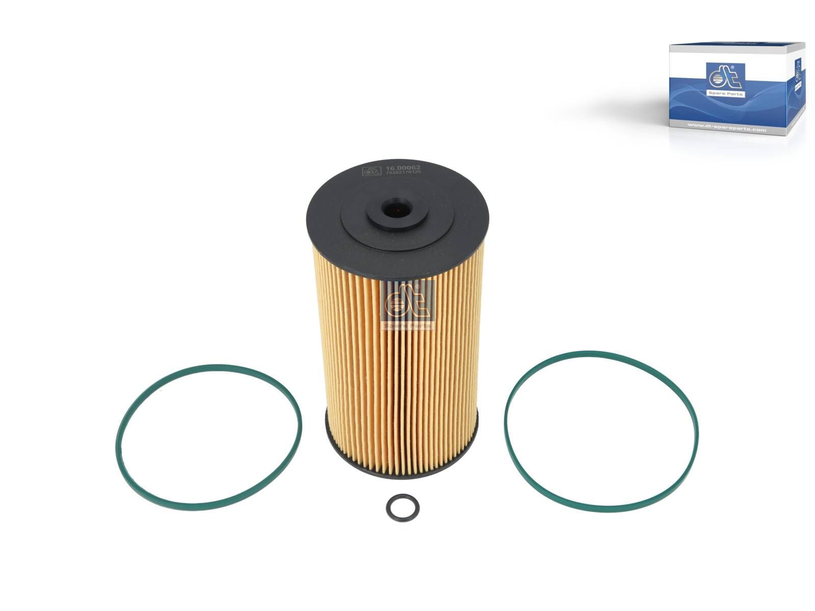 Oil filter insert | DT Spare Parts 16.00062