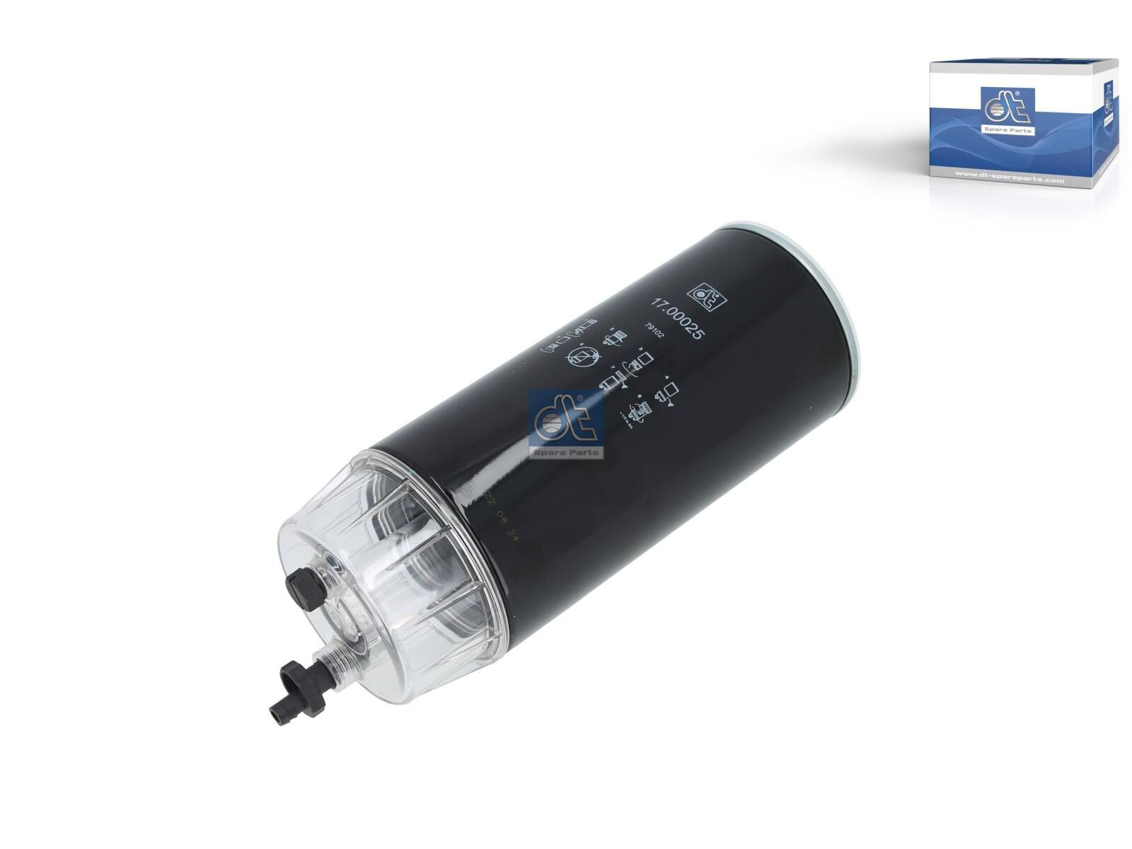 Fuel filter | DT Spare Parts 17.00025