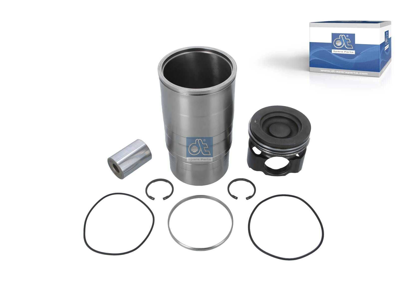 Piston with liner | DT Spare Parts 1.00107