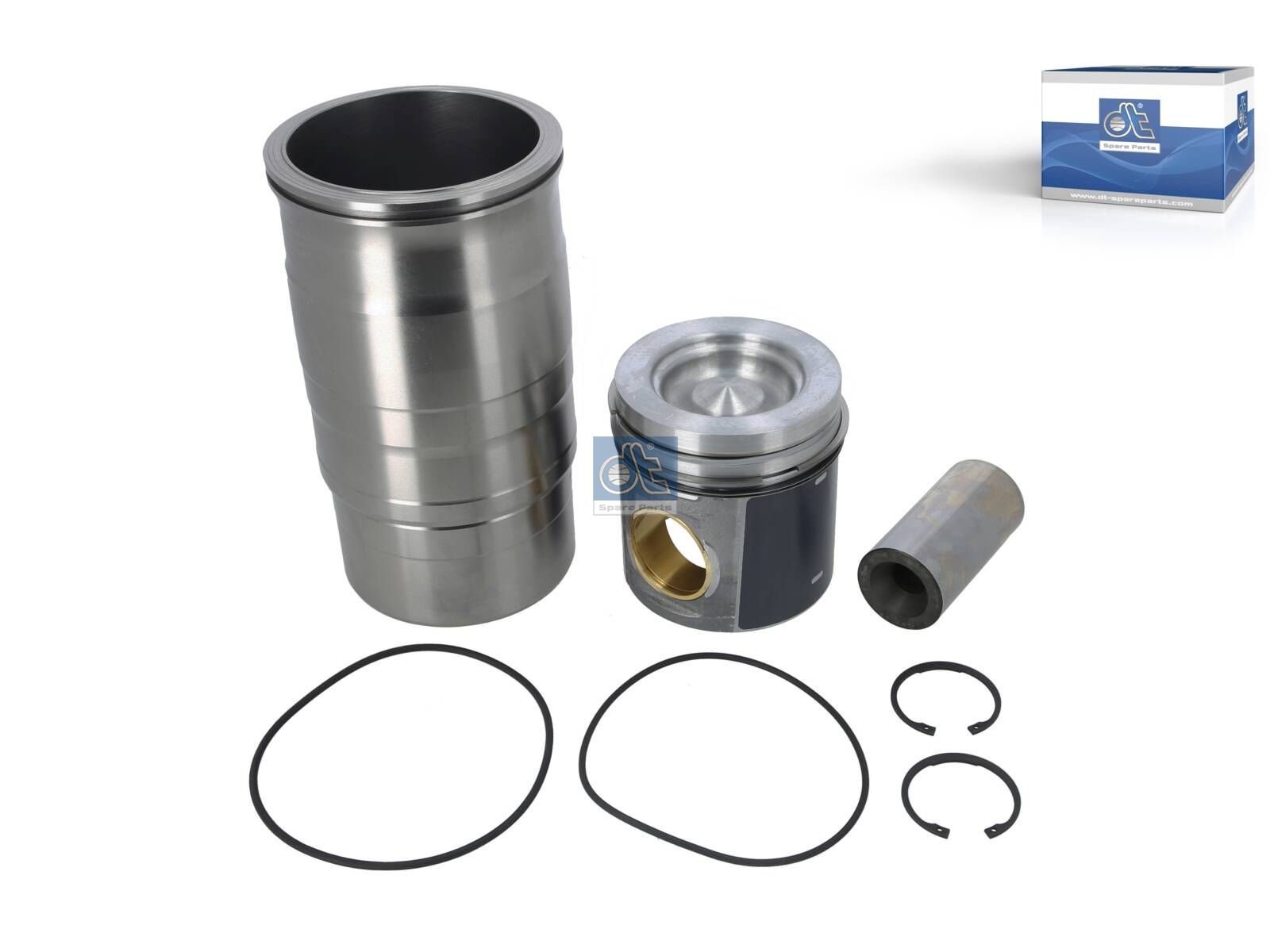 Piston with liner | DT Spare Parts 1.00777