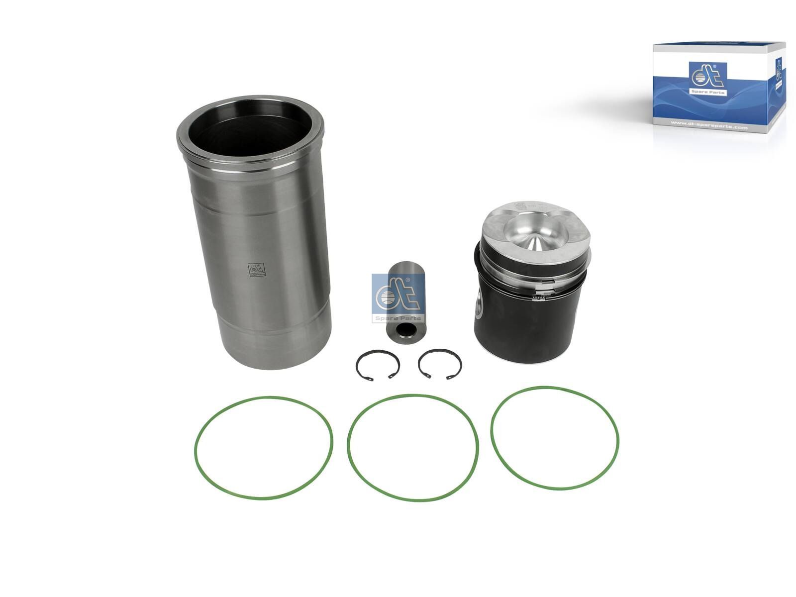 Piston with liner | DT Spare Parts 1.31051