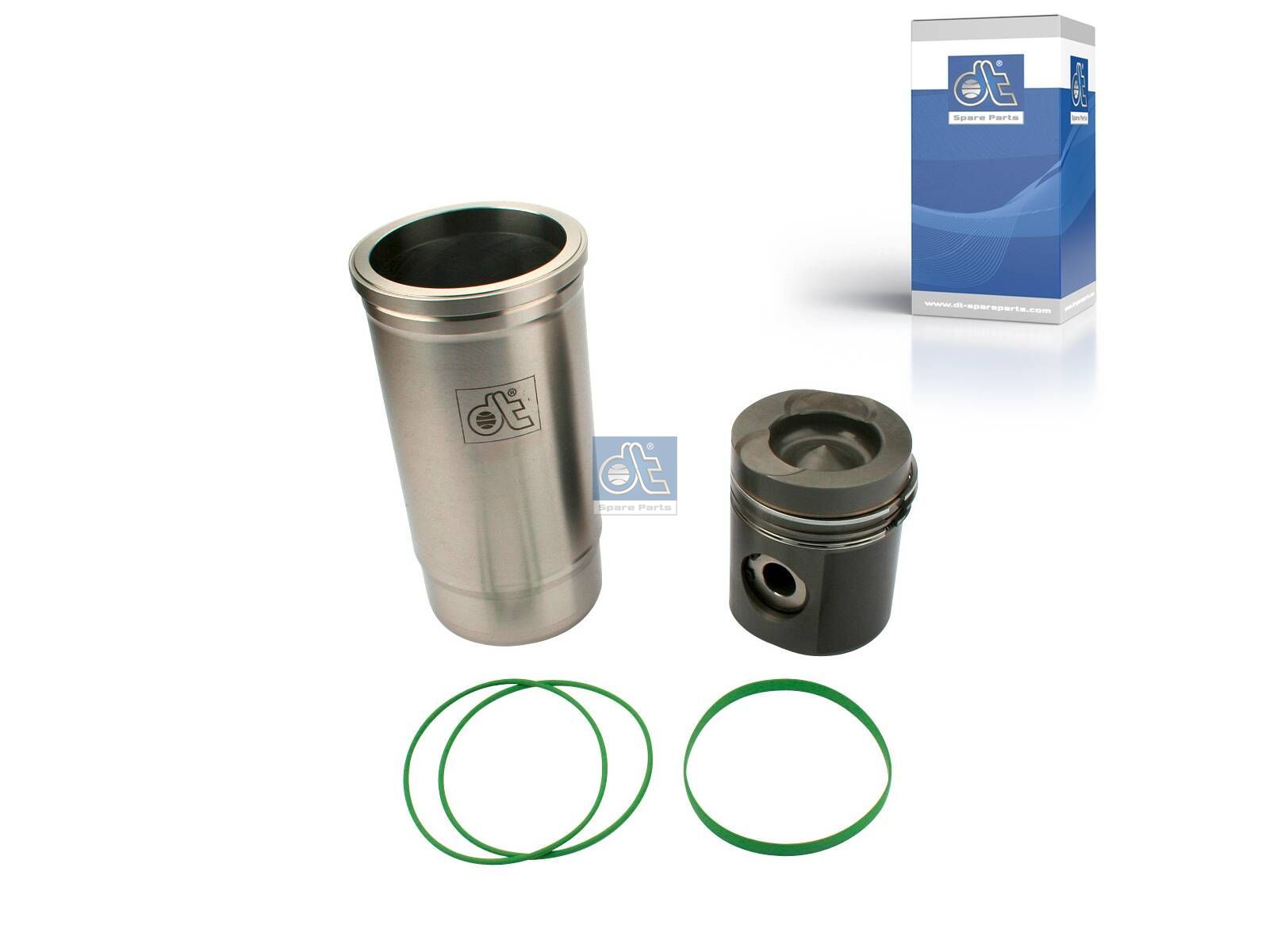 Piston with liner | DT Spare Parts 1.31057