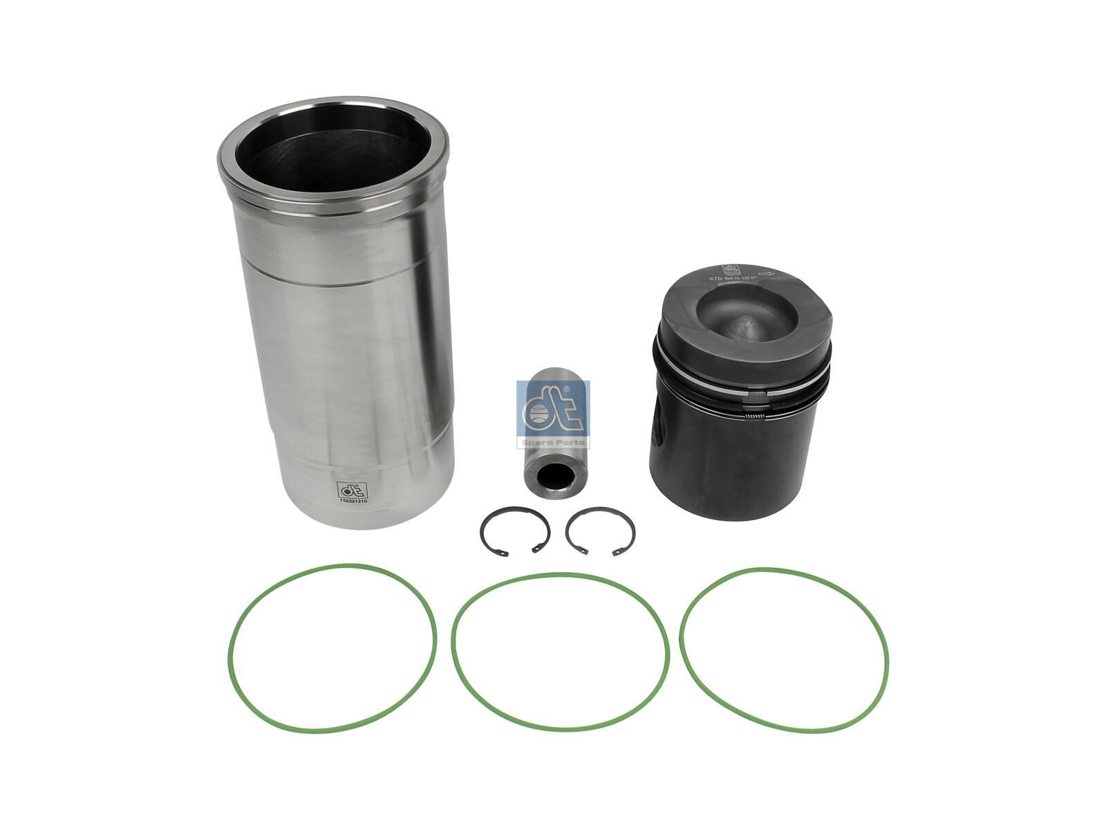 Piston with liner | DT Spare Parts 1.33050
