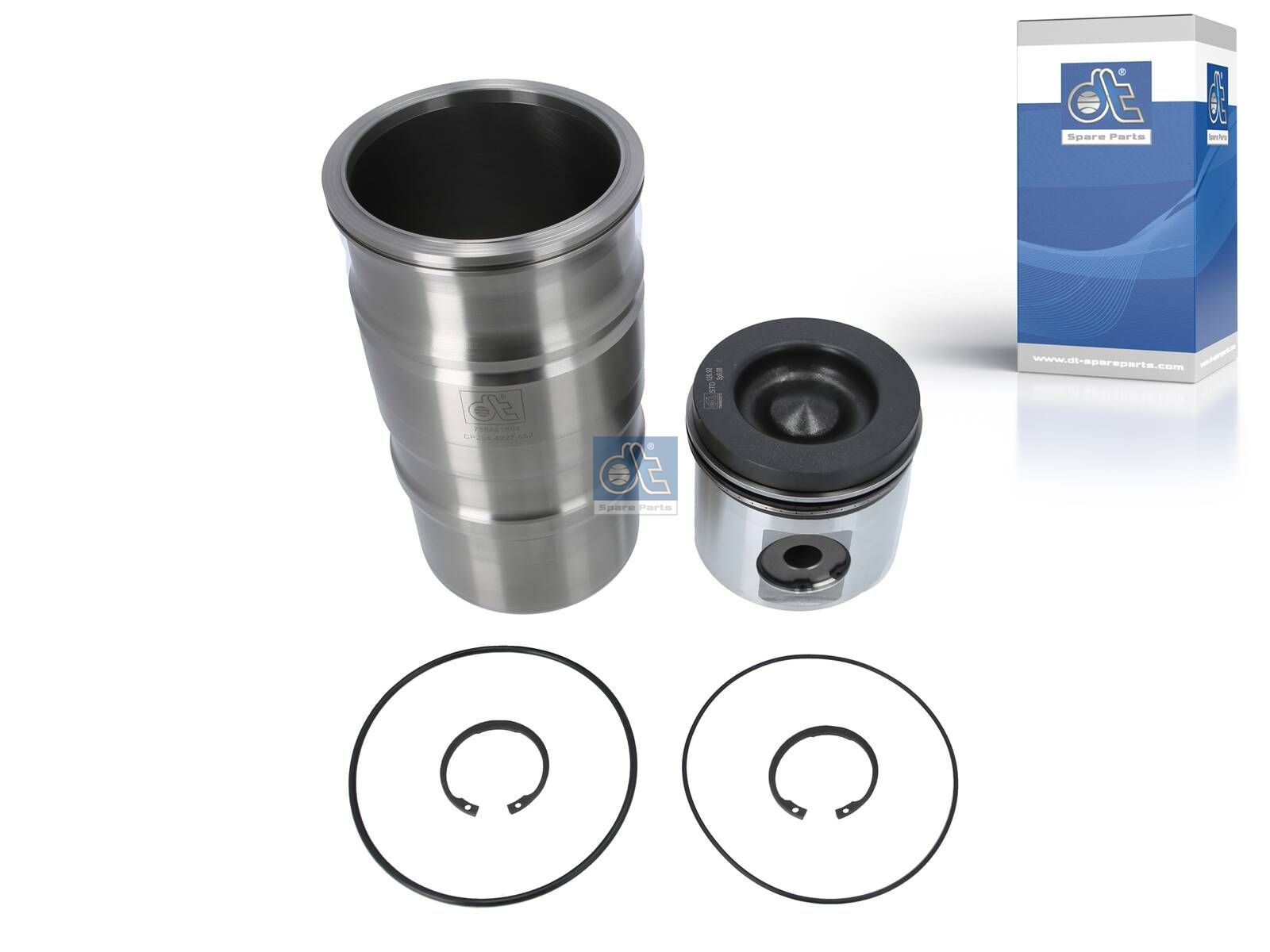 Piston with liner | DT Spare Parts 1.33105SP