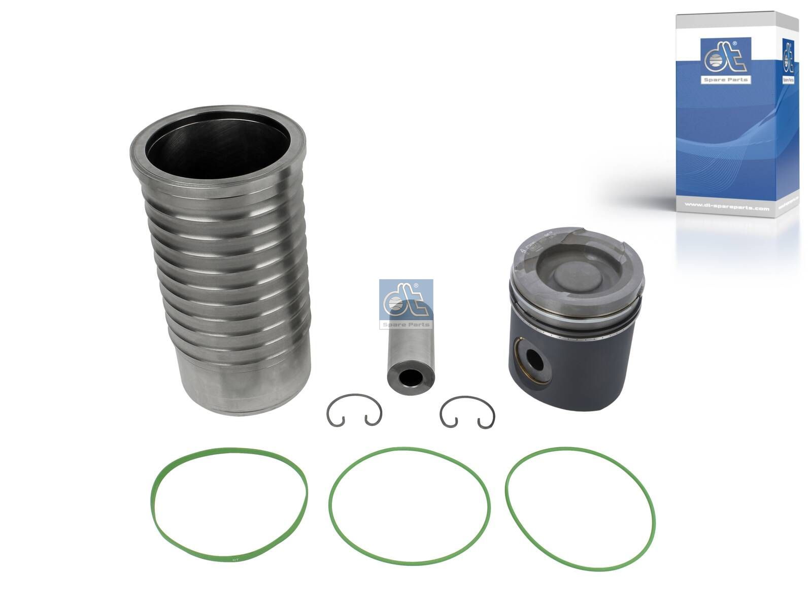 Piston with liner | DT Spare Parts 1.33108