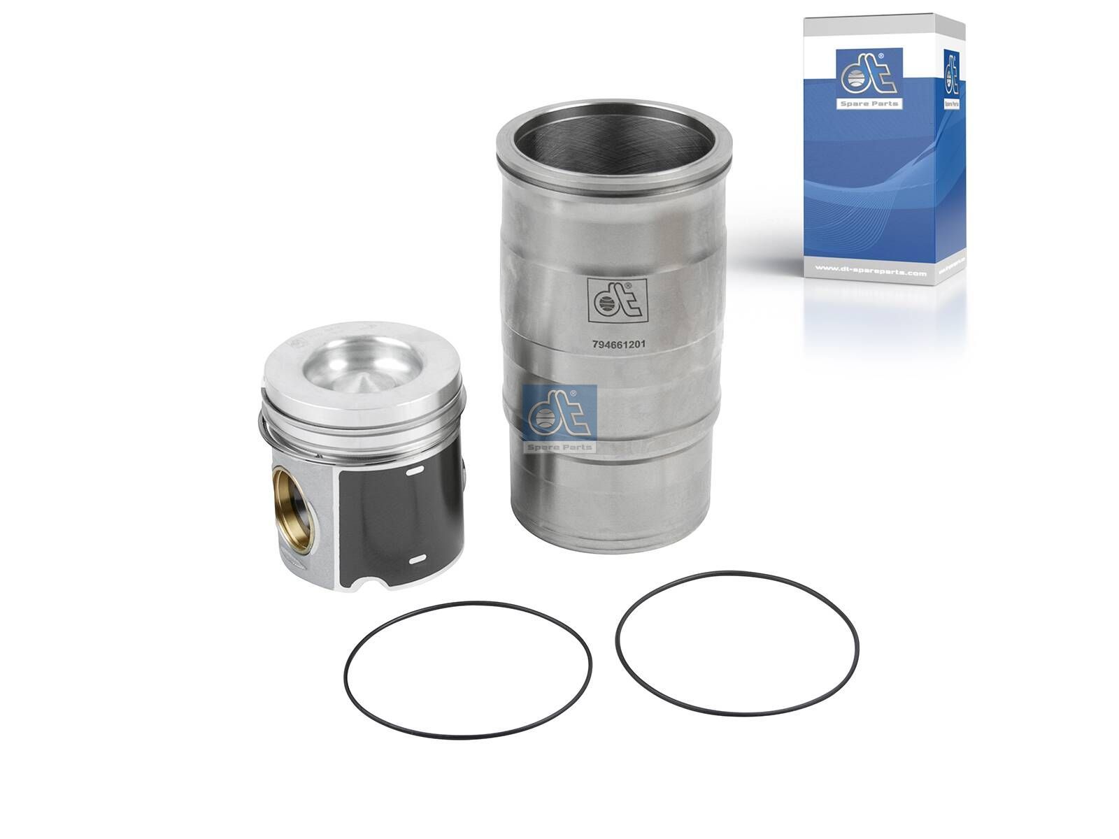 Piston with liner | DT Spare Parts 1.33119