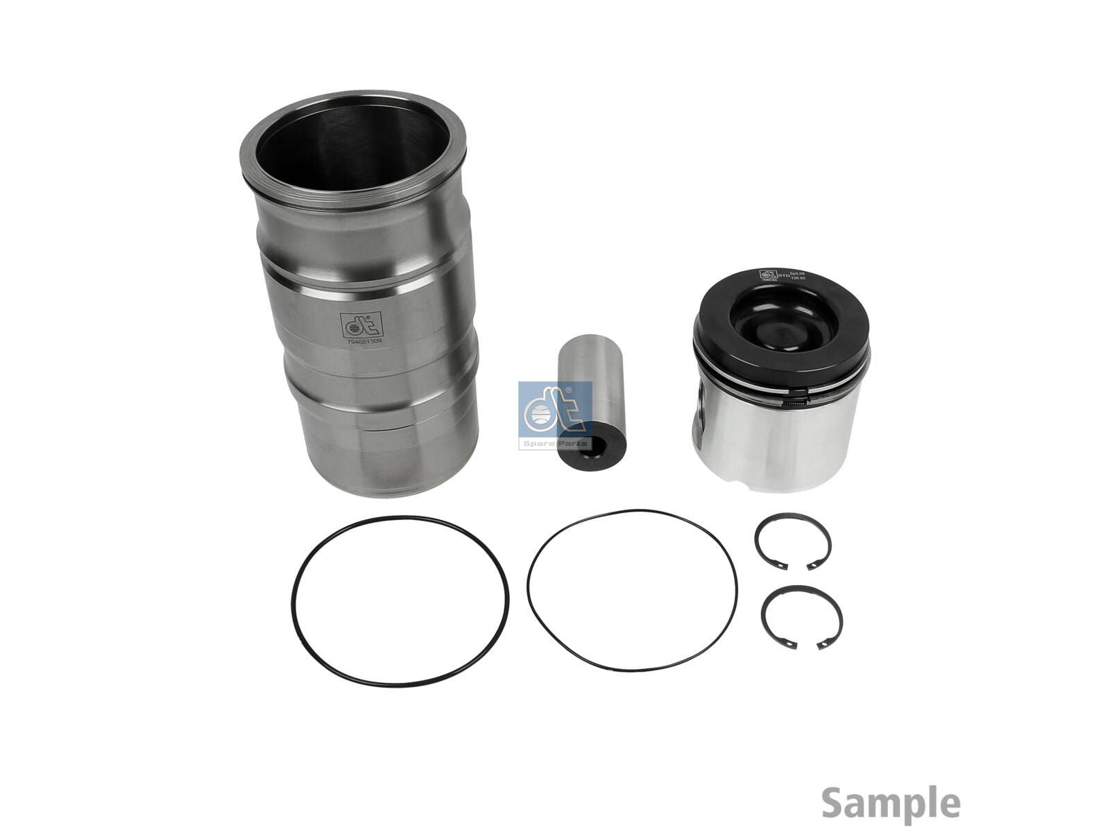 Piston with liner | DT Spare Parts 1.33167