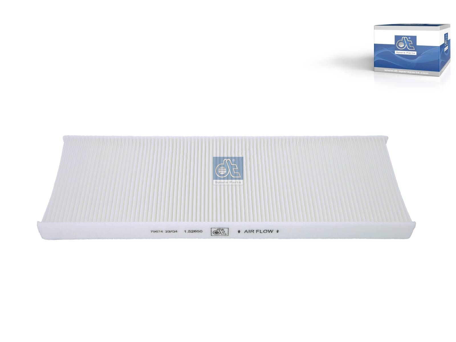 Cabin air filter | DT Spare Parts 1.52650