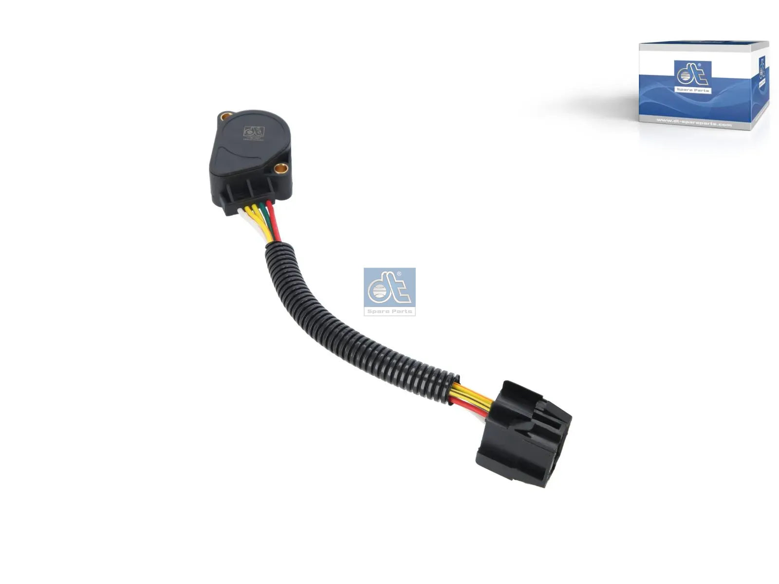 Sensor, accelerator pedal, black connector DT Spare Parts 2.16237
