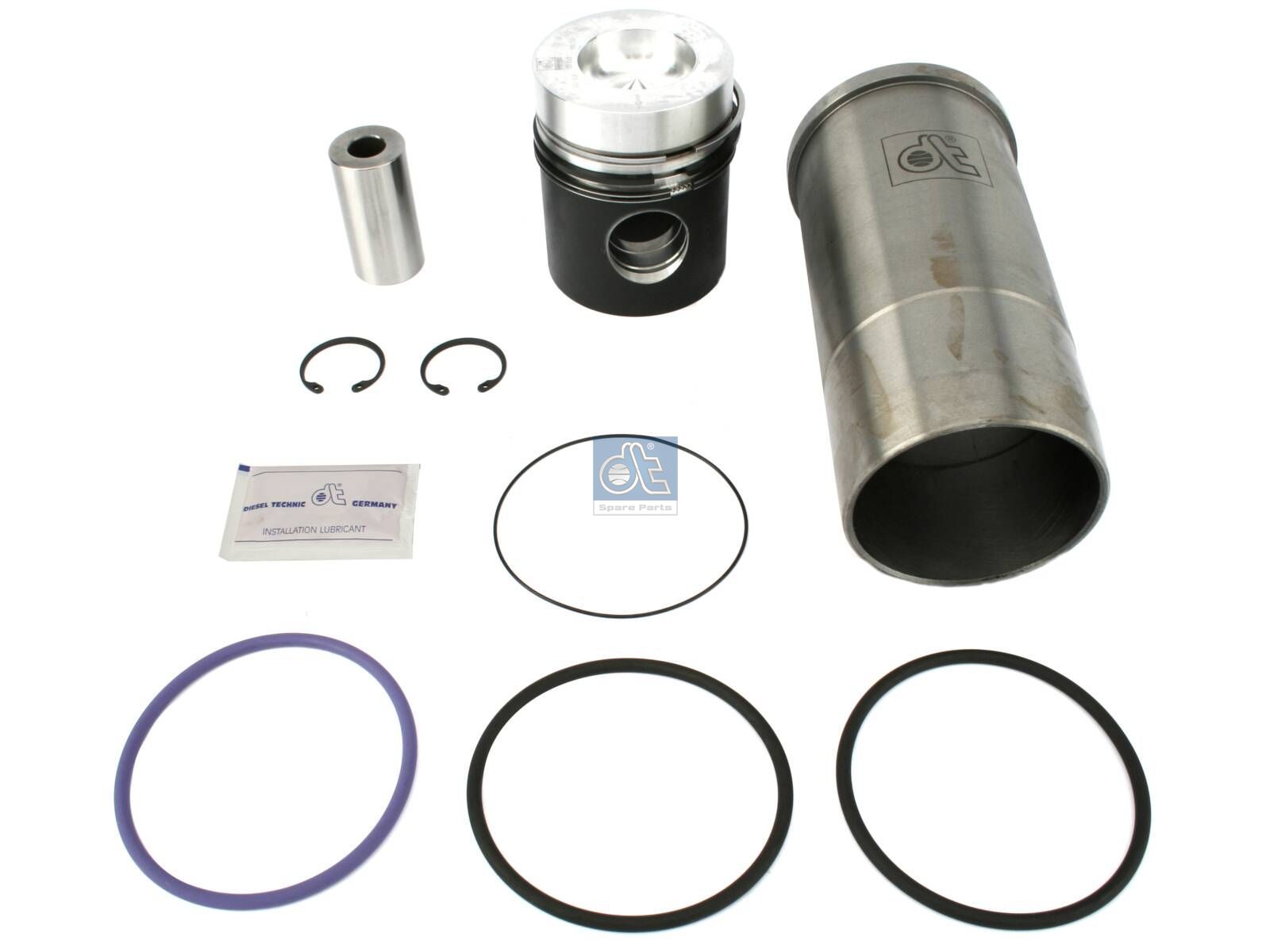 Piston with liner | DT Spare Parts 2.90063