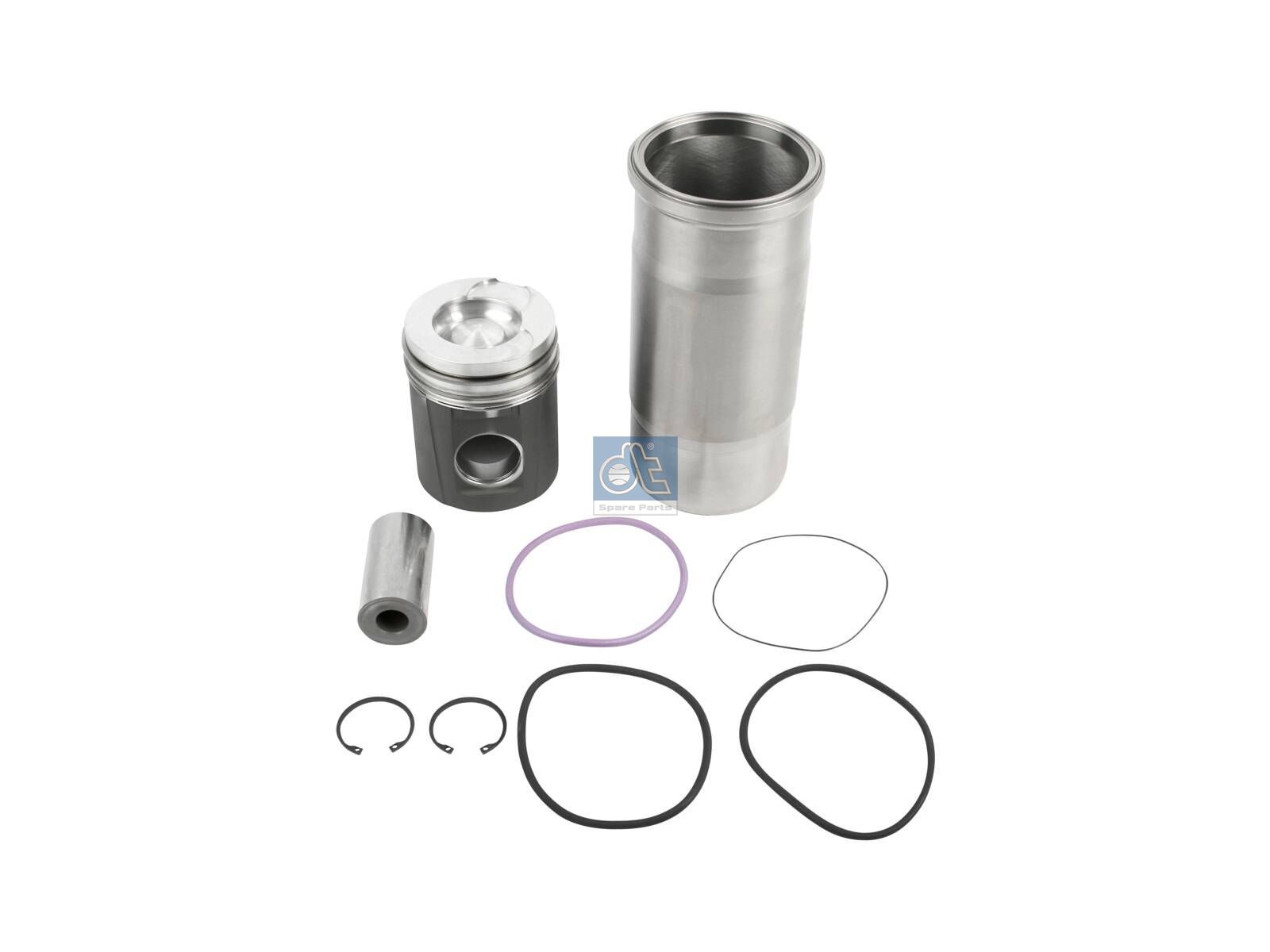Piston with liner | DT Spare Parts 2.90072