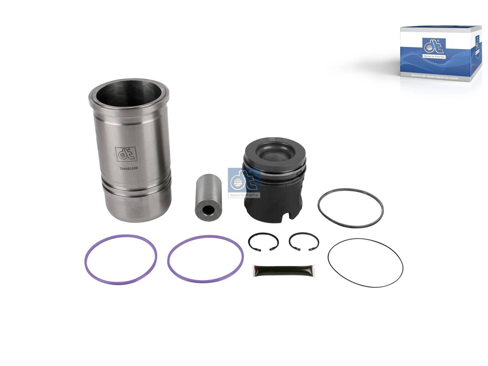 Piston with liner | DT Spare Parts 2.90109