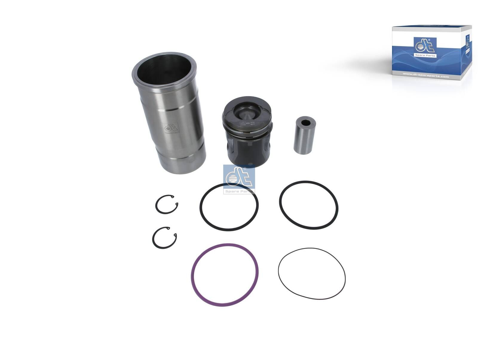Piston with liner | DT Spare Parts 2.90111