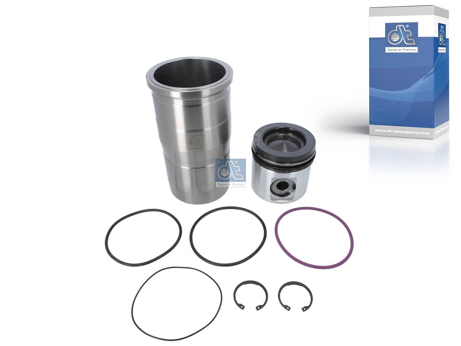 Piston with liner | DT Spare Parts 2.90115