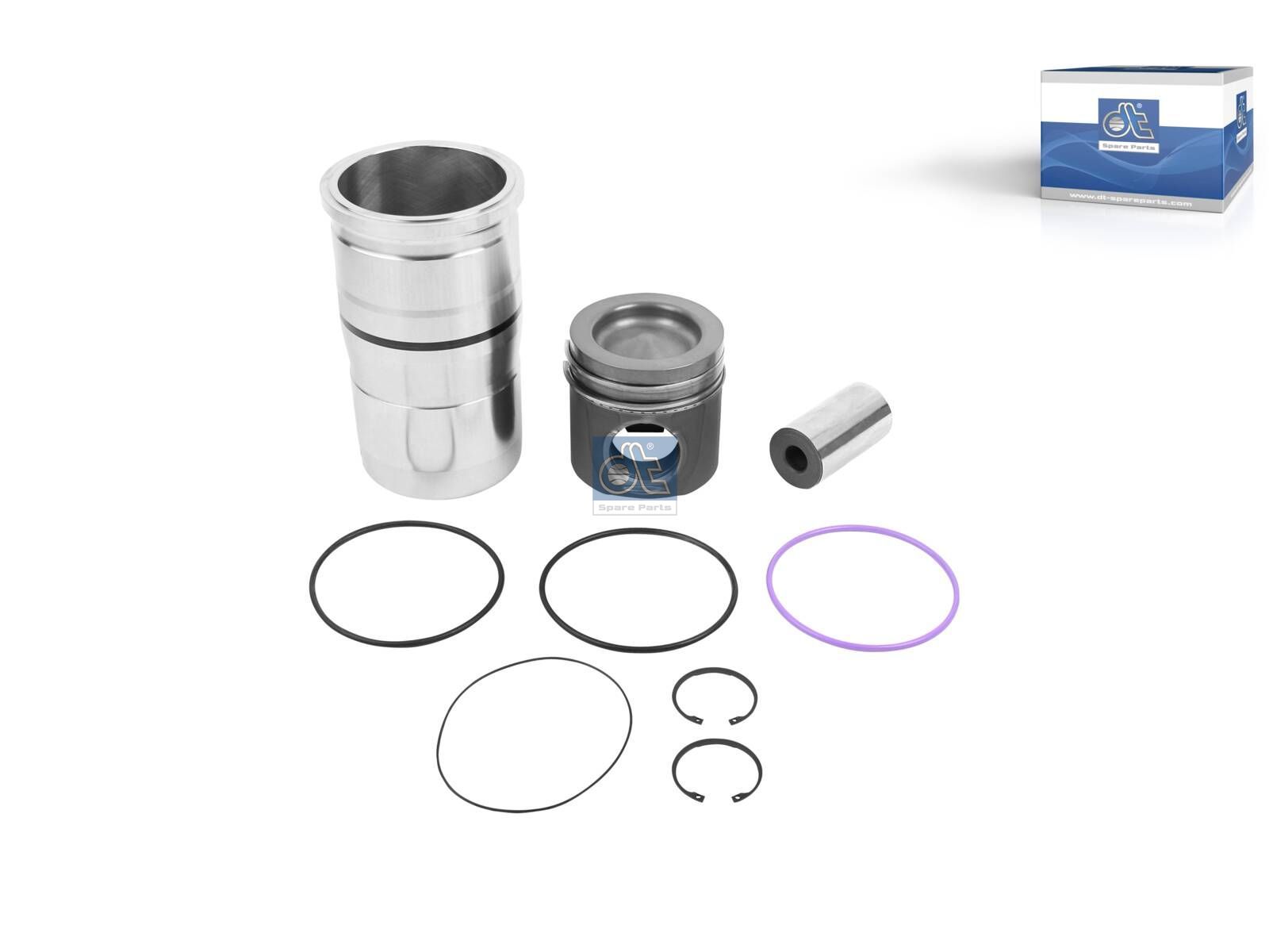 Piston with liner | DT Spare Parts 2.90116